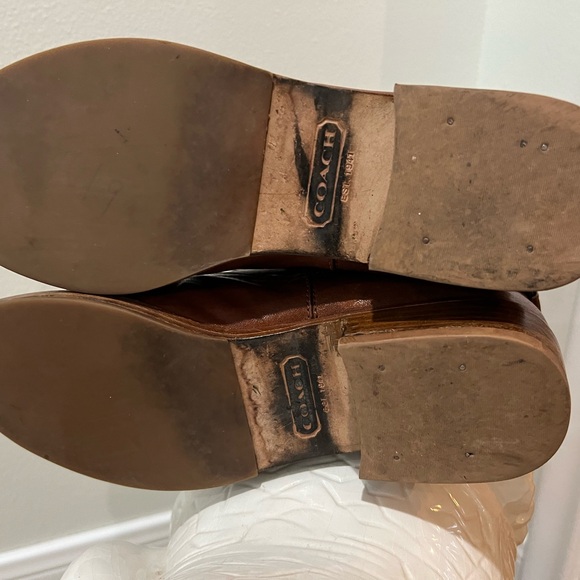 Authentic Coach tall leather boots. Gently worn like new condition. - Picture 4 of 4